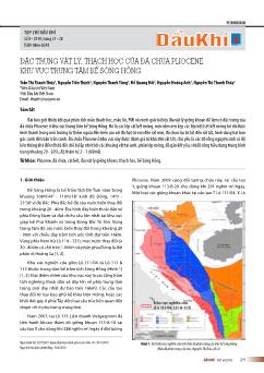 Đặc trưng vật lý, thạch học của đá chứa pliocene khu vực trung tâm bể Sông Hồng