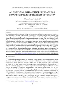 An artificial intelligence approach for concrete hardened property estimation