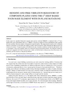 Bending and free vibration behaviors of composite plates using the c0-Hsdt based four-node element with in-plane rotations