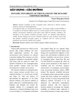 Dynamic instability of thin plates by the dynamic stiffness method