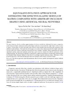 Equivalent-Inclusion approach for estimating the effective elastic moduli of matrix composites with arbitrary inclusion shapes using artificial neural networks