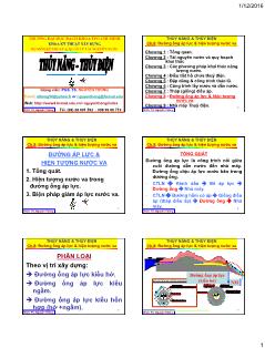 Giáo trình Thủy năng-Thủy điện - Chương 8: Đường ống áp lực và hiện tượng nước va - Nguyễn Thống