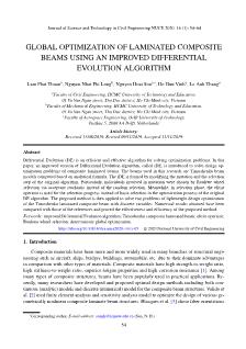 Global optimization of laminated composite beams using an improved differential evolution algorithm