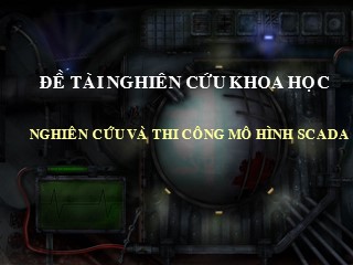 Bài giảng môn học Nghiên cứu khoa học