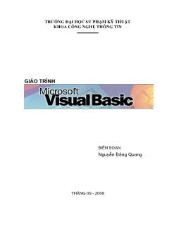 Giáo tình Microsoft Visual Basic