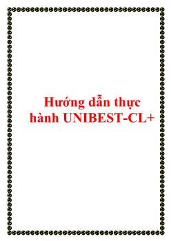 Giáo trình Hướng dẫn thực hành UNIBEST-CL+