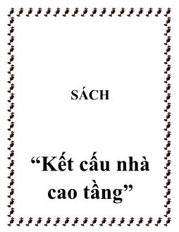 Giáo trình Kết cấu cao tầng