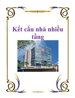 Giáo trình Kết cấu nhà nhiều tầng