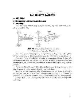 Giáo trình Khung gầm ô tô - Bài 8: Bán trục và dầm cầu