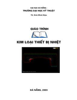 Giáo trình Kim loại thiết bị nhiệt