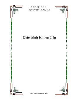 Giáo trình Lý thuyết khí cụ điện