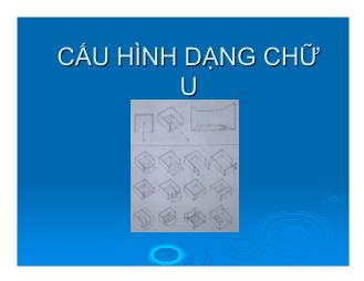 Giáo trình Lý thuyết kiến trúc - Phần 3; Cấu hình dạng chữ U