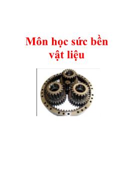 Giáo trình Môn học sức bền vật liệu