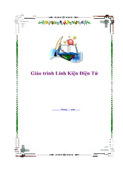 Giáo trình môn Linh kiện điện tử