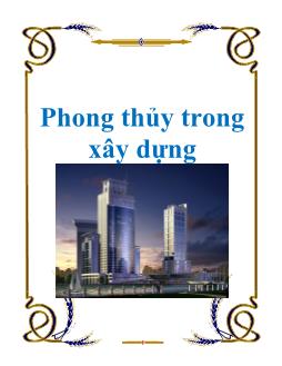 Giáo trình Phong thủy trong xây dựng