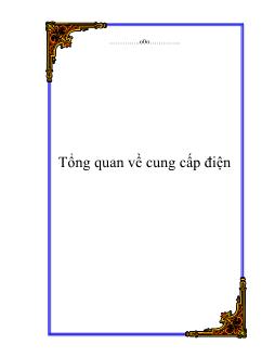 Giáo trình Tổng quan về cung cấp điện