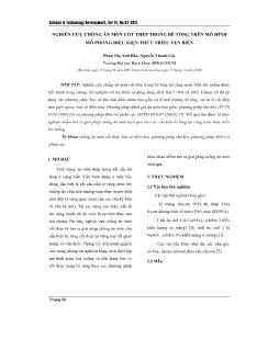 Nghiên cứu chống ăn mòn cốt thép trong bê tông trên mô hình mô phỏng điều kiện thủy triều ven biển