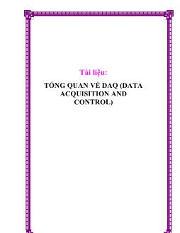 Tài liệu Tổng quan về daq (data acquisition and control)