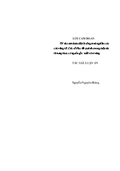 Luận án Nâng cao chất lượng đội ngũ cán bộ chủ chốt cấp huyện ở thành phố Hà nội hiện nay