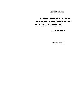 Luận án Ý thức dân tộc trong bảo vệ chủ quyền biển, đảo Việt Nam của thanh niên quân đội hiện nay