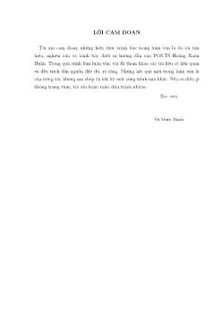 Luận văn Giảm thiểu tối đa thiệt hại do thông tin sai lệch gây ra trên mạng xã hội trực tuyến