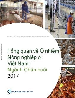 Tổng quan về Ô nhiễm Nông nghiệp ở Việt Nam: Ngành Chăn nuôi 2017