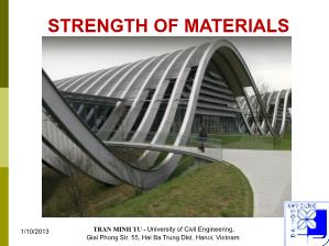 Strength of materials - Axially loaded members