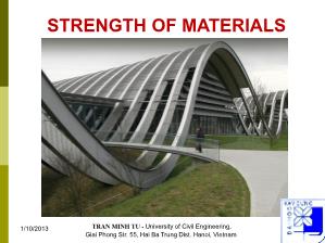 Strength of materials - Bending