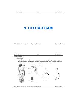 Cơ học máy - Cơ cấu cam