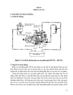 Công nghệ ô tô - Bài 4: bơm cao ve
