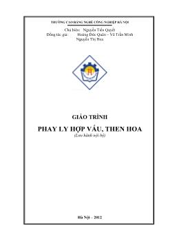 Giáo trình Phay ly hợp vấu, then hoa