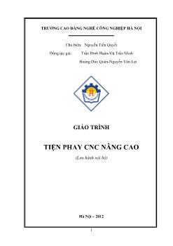 Giáo trình Tiện phay CNC nâng cao