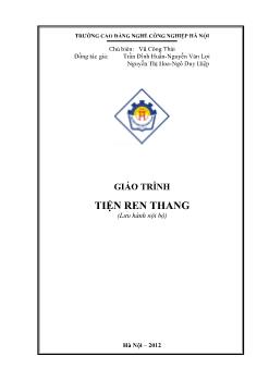 Giáo trình Tiện ren thang