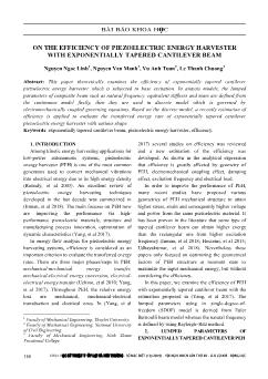 On the efficiency of piezoelectric energy harvester with exponentially tapered cantilever beam