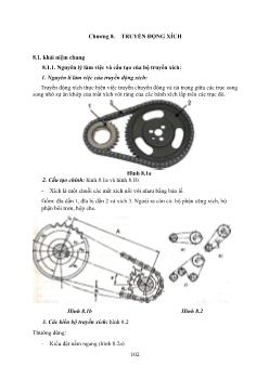 Truyền động cơ khí - Chương 8: Truyền động xích