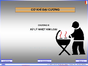 Bài giảng Cơ khí đại cương - Chương III: Xử lý nhiệt kim loại - Phan Huy Lê