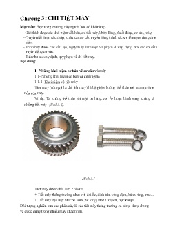 Bài giảng Cơ ứng dụng (Trình độ Trung cấp) (Phần 2)