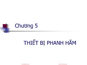 Bài giảng Máy nâng chuyển - Chương 5: Thiết bị phanh hãm - Trịnh Đồng Tính