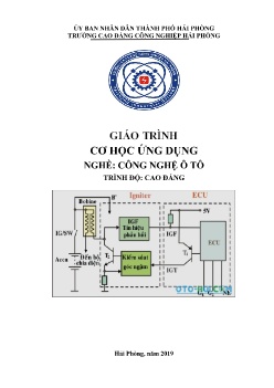 Giáo trình Cơ học ứng dụng