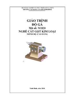 Giáo trình Đồ gá (Trình độ Cao đẳng)