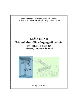 Giáo trình Gia công nguội cơ bản (Trình độ Trung cấp nghề)