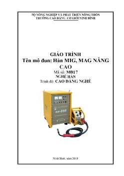 Giáo trình Hàn MIG, MAG nâng cao (Trình độ Cao đẳng nghề)