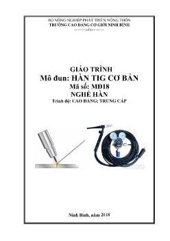 Giáo trình Hàn TIG cơ bản (Trình độ Cao đẳng, Trung cấp)