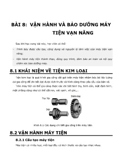 Giáo trình Thực tập công nhân cơ khí (Phần 2)