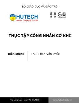 Giáo trình Thực tập công nhân cơ khí