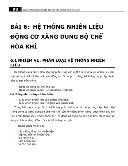 Giáo trình Thực tập động cơ đốt trong (Phần 2)