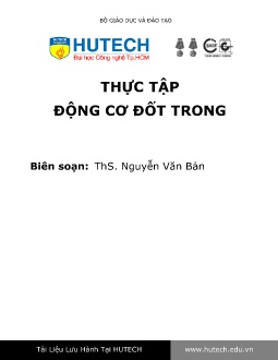 Giáo trình Thực tập động cơ đốt trong