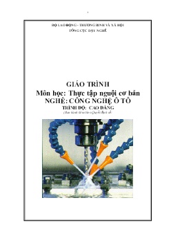 Giáo trình Thực tập nguội cơ bản (Trình độ Cao đẳng)