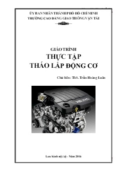 Giáo trình Thực tập tháo lắp động cơ