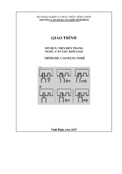 Giáo trình Tiện ren thang (Trình độ Cao đẳng nghề)